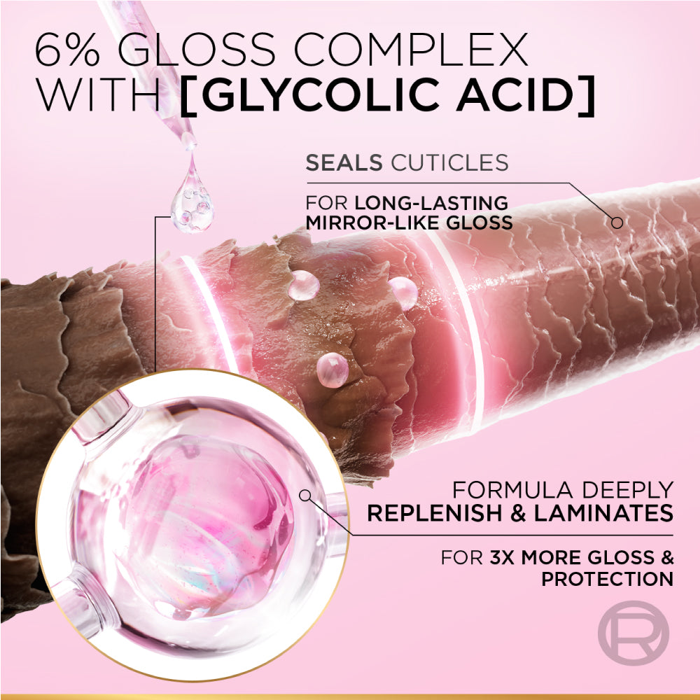 L’Oréal Paris Elvive Glycolic Gloss, Glossing Acidifier treatment, 6% [Gloss Complex] with Glycolic Acid, 200ml