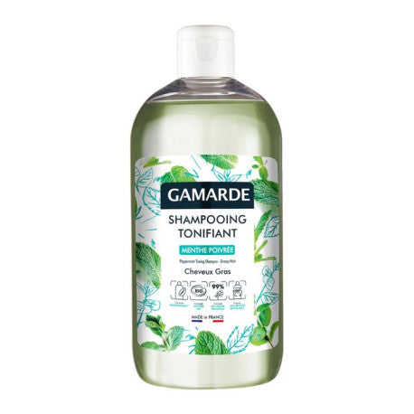 Gamarde Tonifying Shampoo (Menthe Poivree) Greasy Hair 500ml