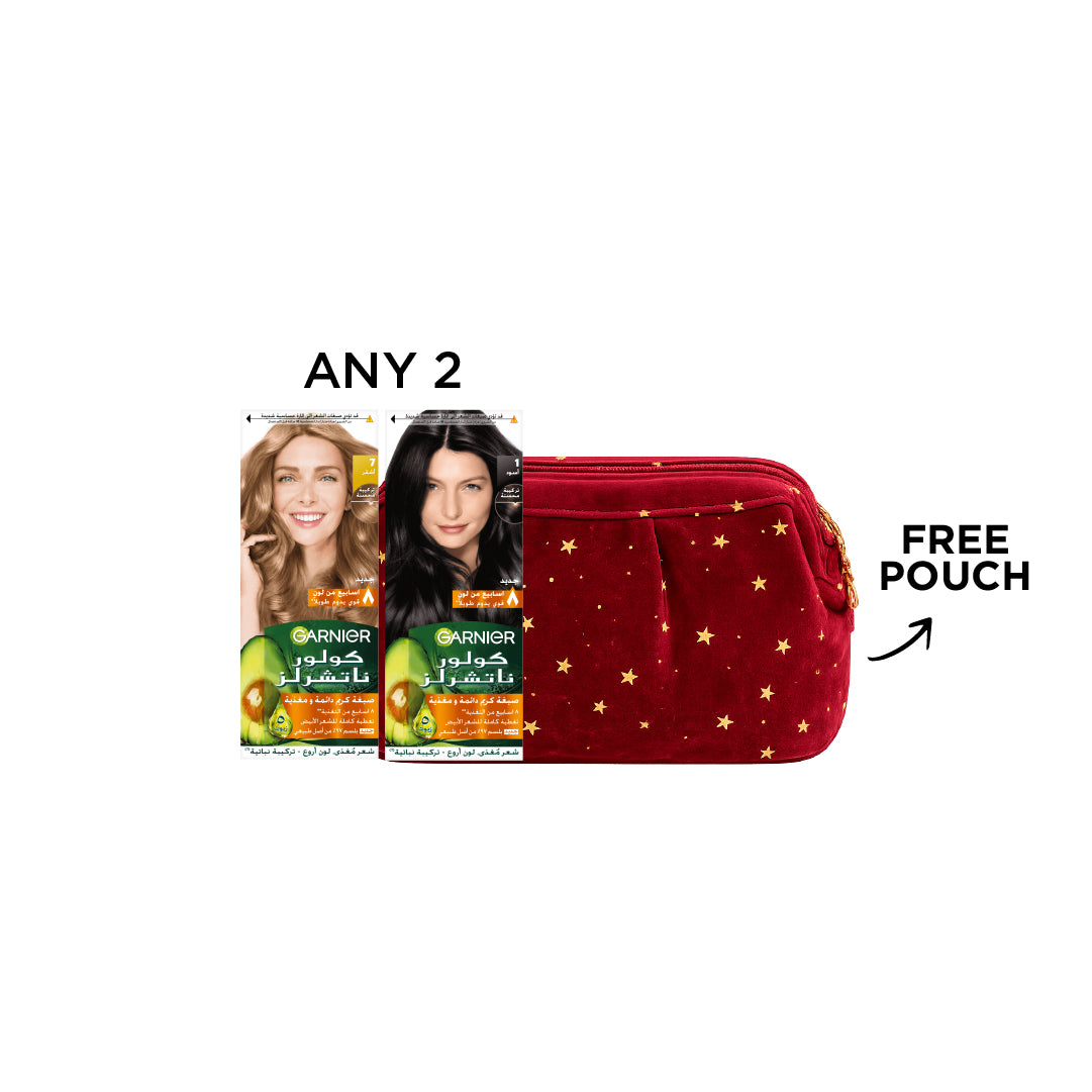 15 % OFF 2x Color Naturals + Free Pouch