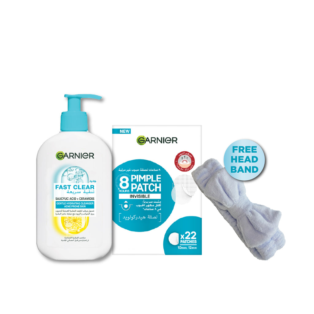 Buy Face wash + Pimple patch Get headband