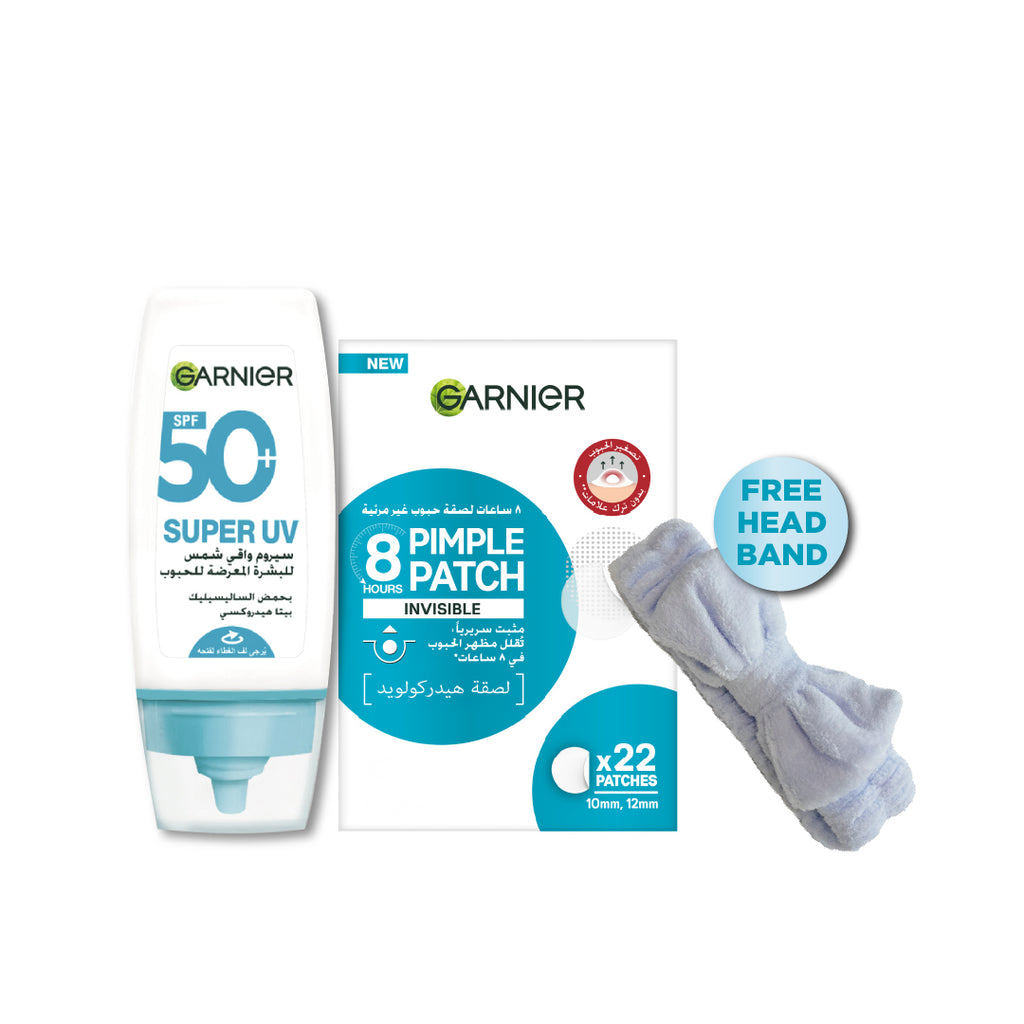 Buy Super uv + Pimple patch Get headband