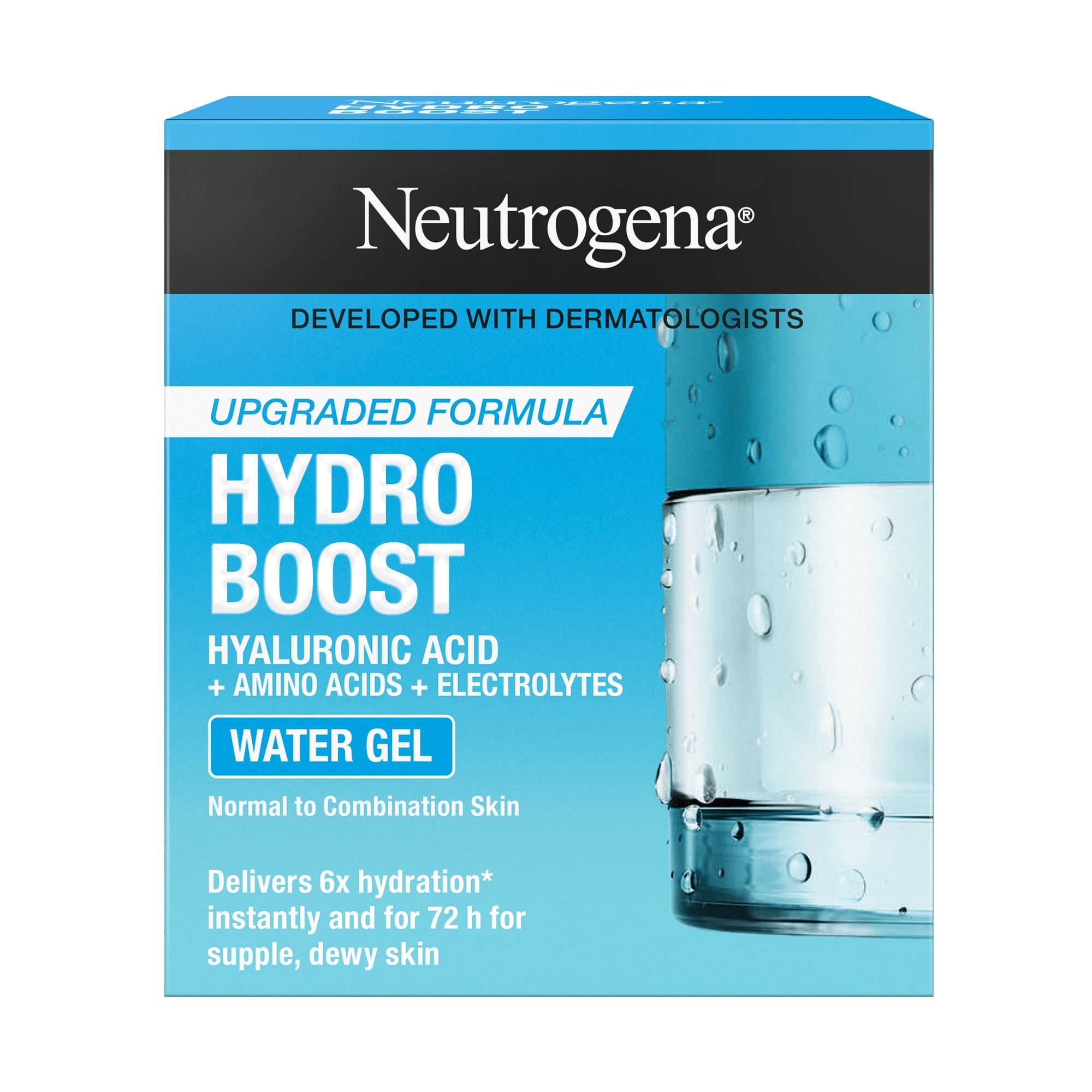 Neutrogena Hydroboost Water Gel Face Moisturizer  Normal to Combination Skin. For dehydrated, dull and tired-looking skin. Instantly delivers intense hydration, 50ml