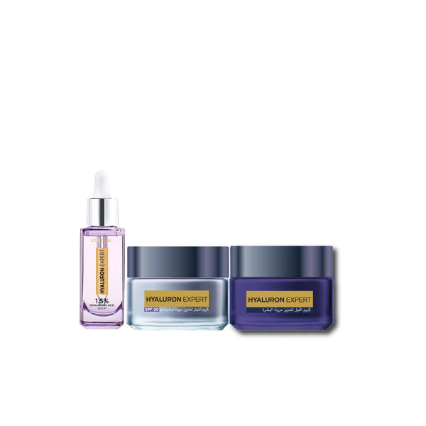 20 % OFF Hyaluron expert Day cream + Night cream + Serum