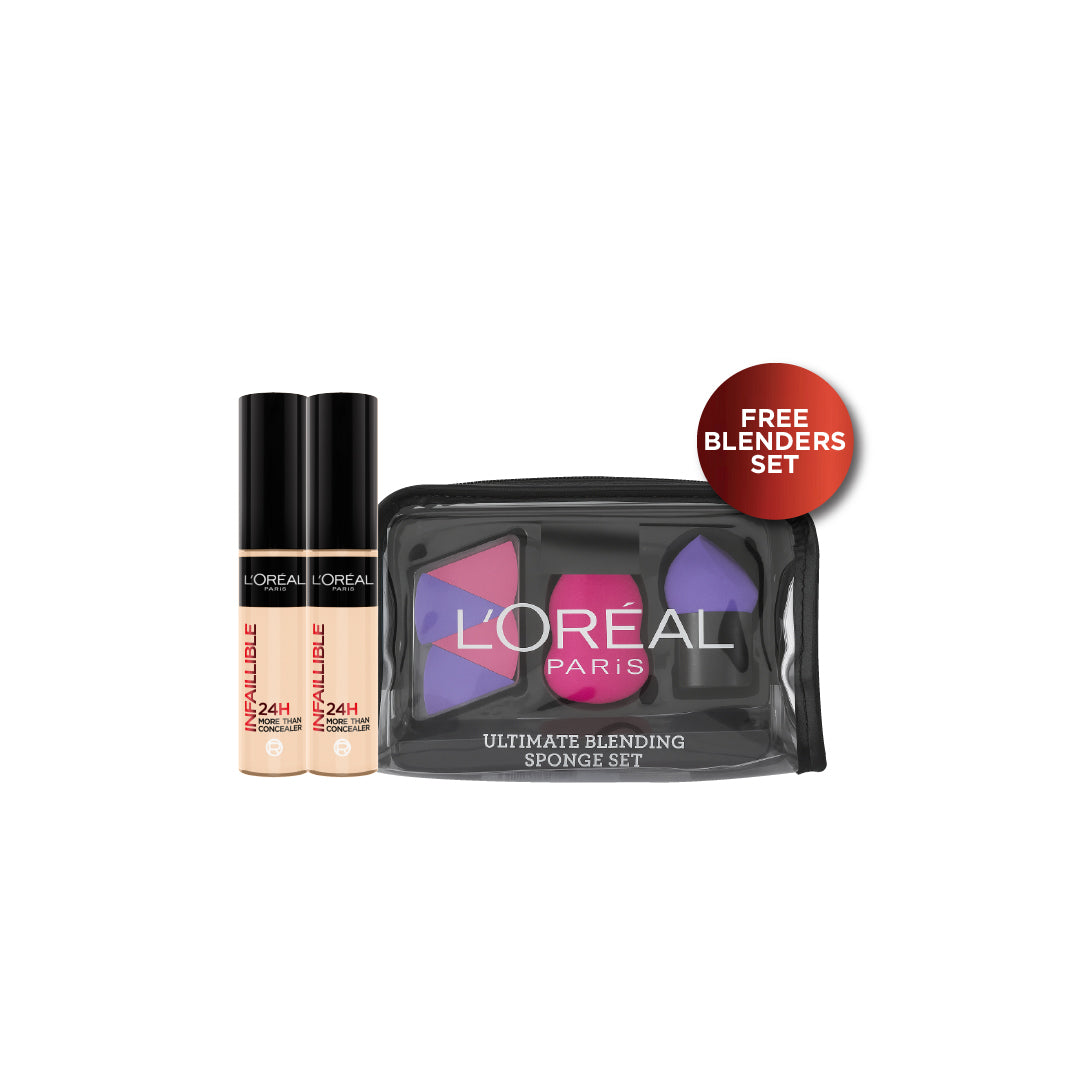 20% OFF 2x Infaillible Concealer + Free Blenders Set