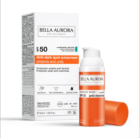 Bella Aurora Anti-Dark Spot SPF 50+ Gel Cream