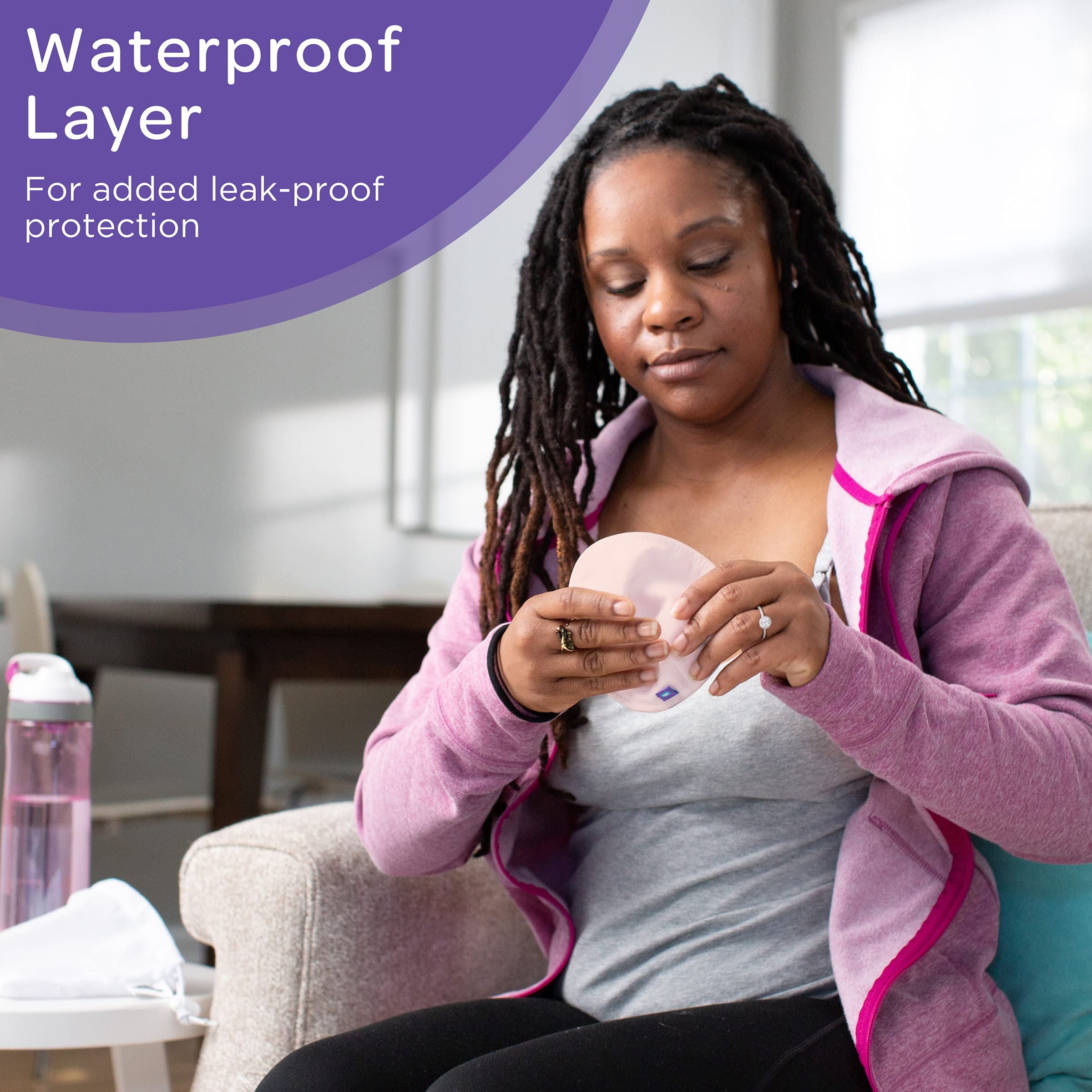 LANSINOH WASHABLE NURSING COLORED PADS X 8