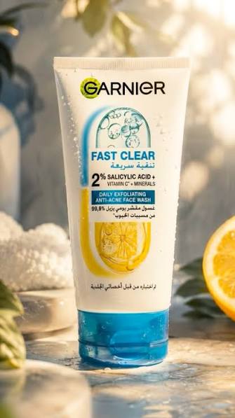 Garnier Exfoliating Wash Anti Acne 150 mL