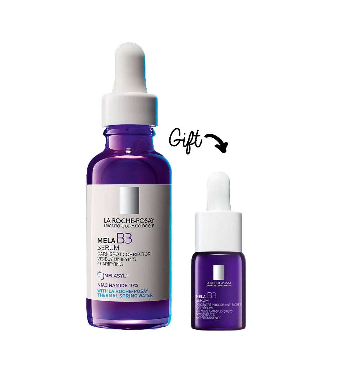 With every Mela B3 Serum - Get 10ml Mela B3 Serum