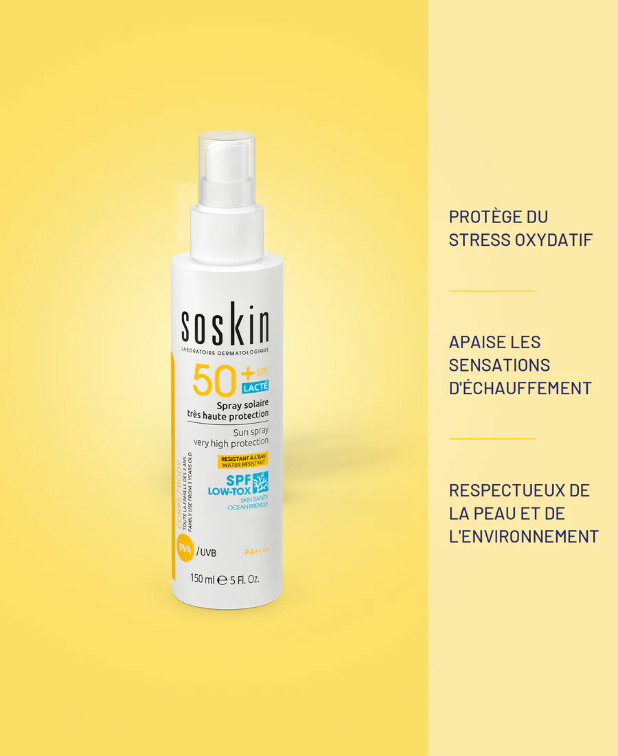 Soskin Spf50+ Protection Sunscreen Spray