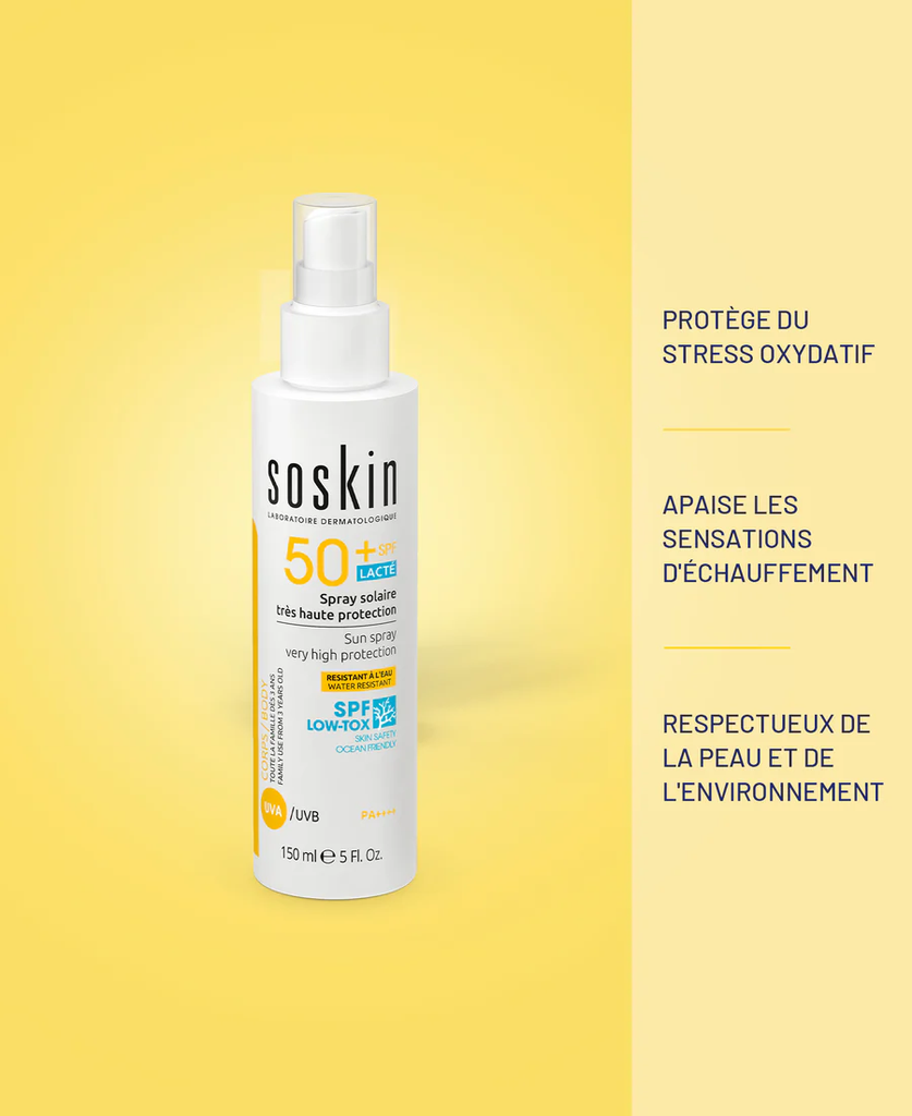 Soskin Spf50+ Protection Sunscreen Spray