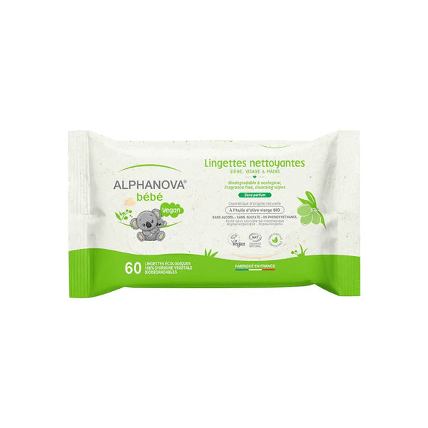 ALPHANOVA  CLEANING WIPES 60UNITS