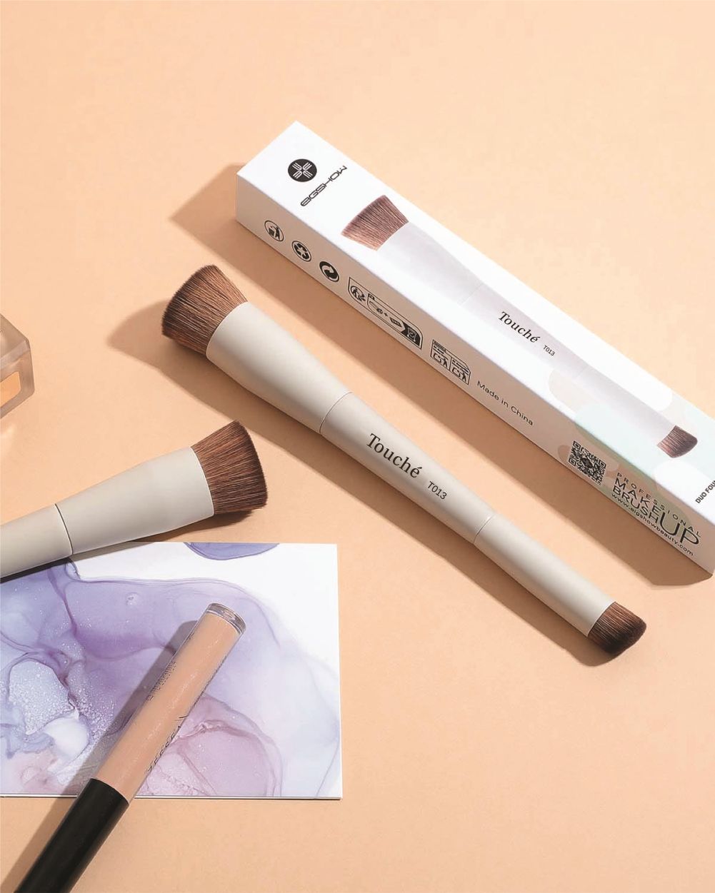 T013 Double Ended Foundation & Concealer Brush
