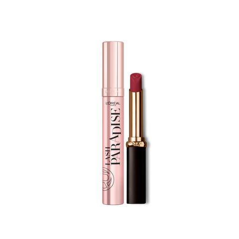 20% OFF L'Oreal Paris - Lash Paradise Mascara + Color Riche Intense Volume Matte Lipstick