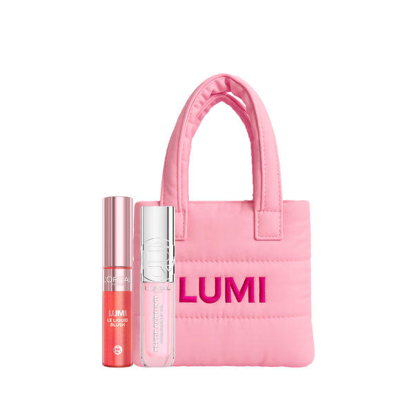 Buy Lumi Blush + Plump Ambition Lip oil Get Lumi Bag