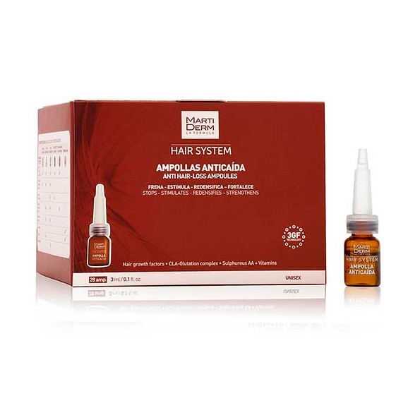 Hair System Anti Hair-Loss Ampoules 28 Ampoules 84ML