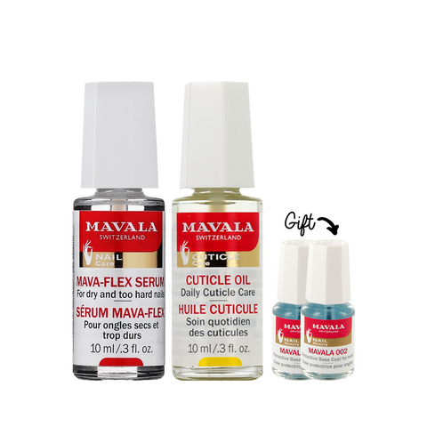 Buy mavaflex serum + Cuticle Oil Get 2x Mini mavala 002