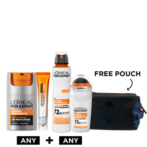 Buy Any Hydra Energetic Item + Any Hydra Energetic Deo & Get a Free Pouch