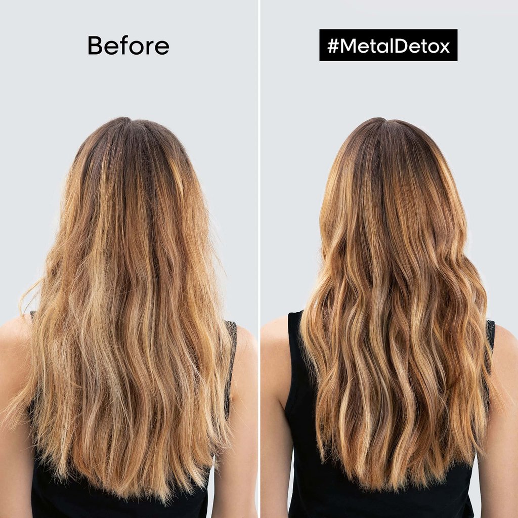 L’Oréal Professionnel | Metal Detox anti-deposit protector mask | After color, balayage & lightening | rich creamy texture with Glicoamine & Ionène | SERIE EXPERT | 250 ml