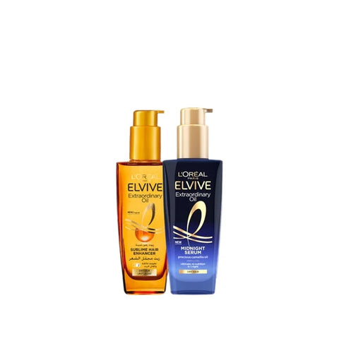 20%  OFF Elvive Extraordinary Oil Midnight Serum 100ml - For Dry Hair + Elvive Extraordinary Oil Serum 100 mL