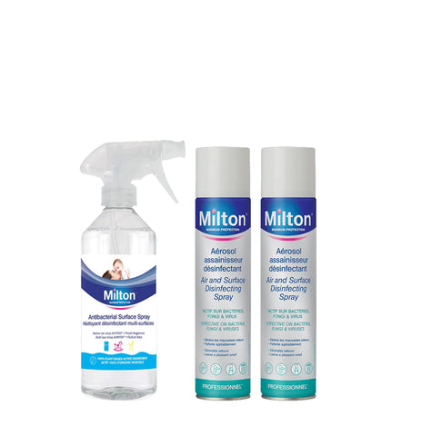 15% OFF 2x Antibacterial Air Spray 300ML + Antibacterial Surface Spray 500ml