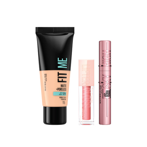 15 % OFF Fit me foundation + Lifter gloss + sky high