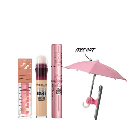 20% OFF Lash Sensational Sky High Mascara + Instant Age Rewind Eraser Dark Circles Treatment + Sunkisser blush + Free Phone Unbrella