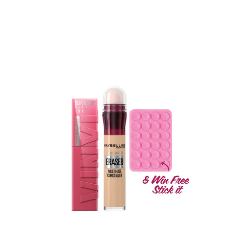 20% OFF Vinyl ink + Instant Age Rewind concealer + Free Phone stick