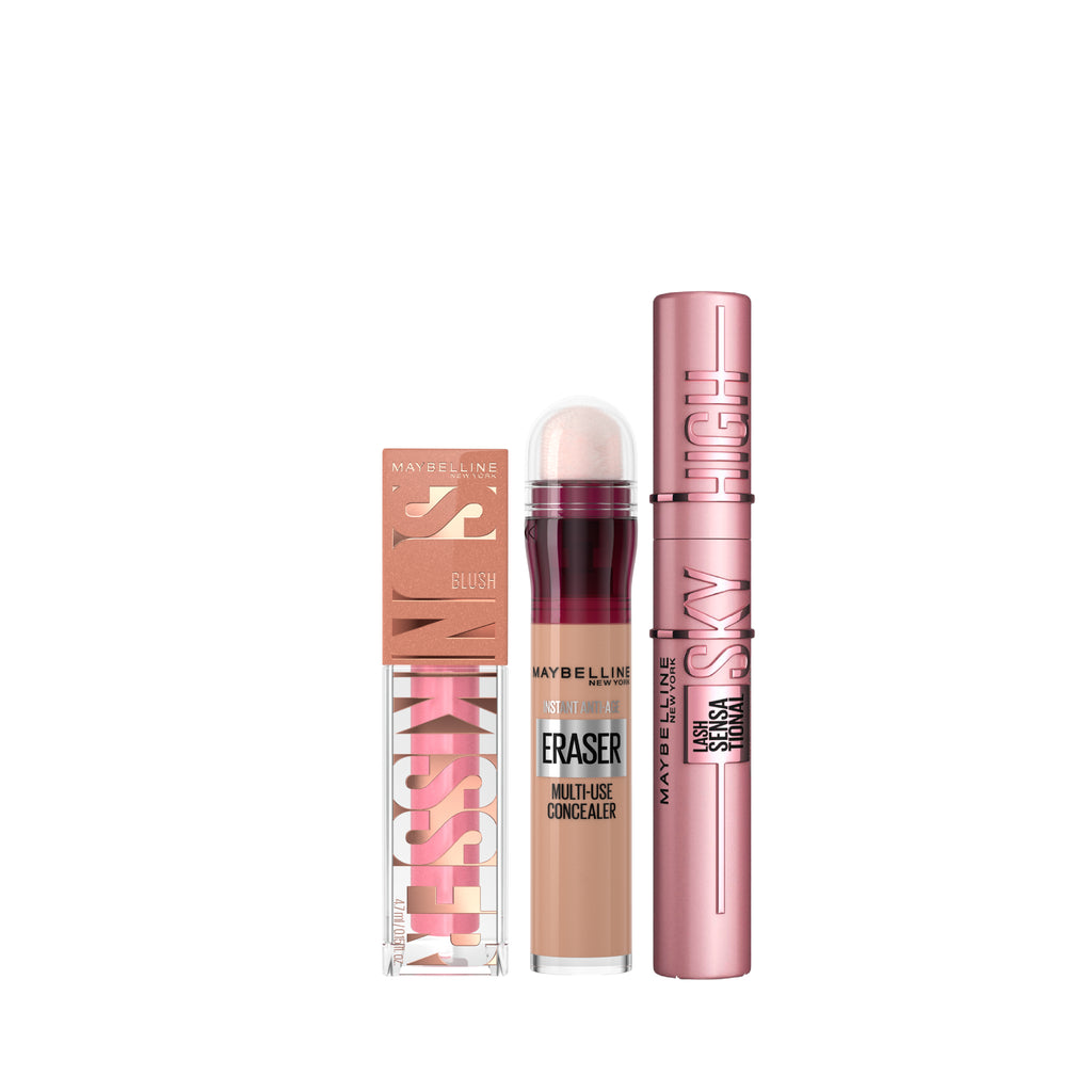 20% OFF Lash Sensational Sky High Mascara + Instant Age Rewind Eraser Dark Circles Treatment + Sunkisser blush