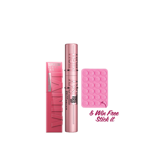 20% OFF  Vinyl Ink Lipstick + Lash Sensational Sky High Mascara + Free Phone Stick