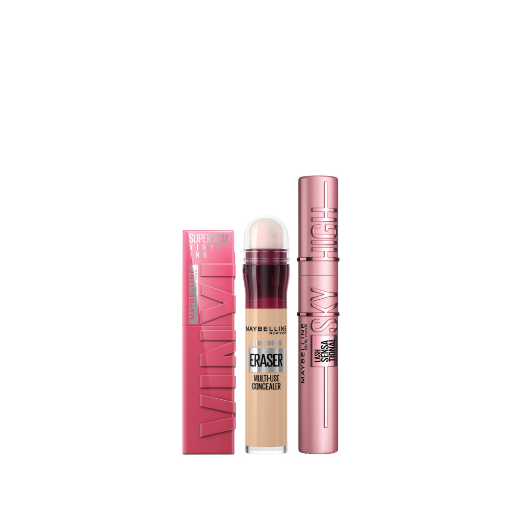 15% OFF Vinyl Ink Lipstick +  Instant Age Rewind Concealer + Sky high