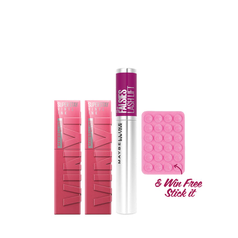 20 % OFF 2x Vinyl Ink Lipstick + Falsie Lash lift  Get Phone stick