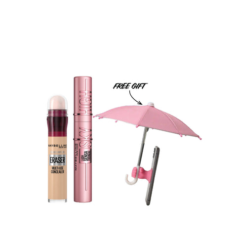 20% OFF Maybelline New York Lash Sensational Sky High Mascara + Instant Age Rewind + Free Phone unbrella