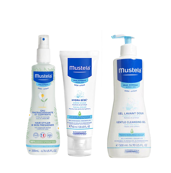 15% OFF Gentle 2 in 1 Cleansing Gel 500ML + Skin & Hair Freshener 200ML + Hydra Bébé® Facial Cream 40ML