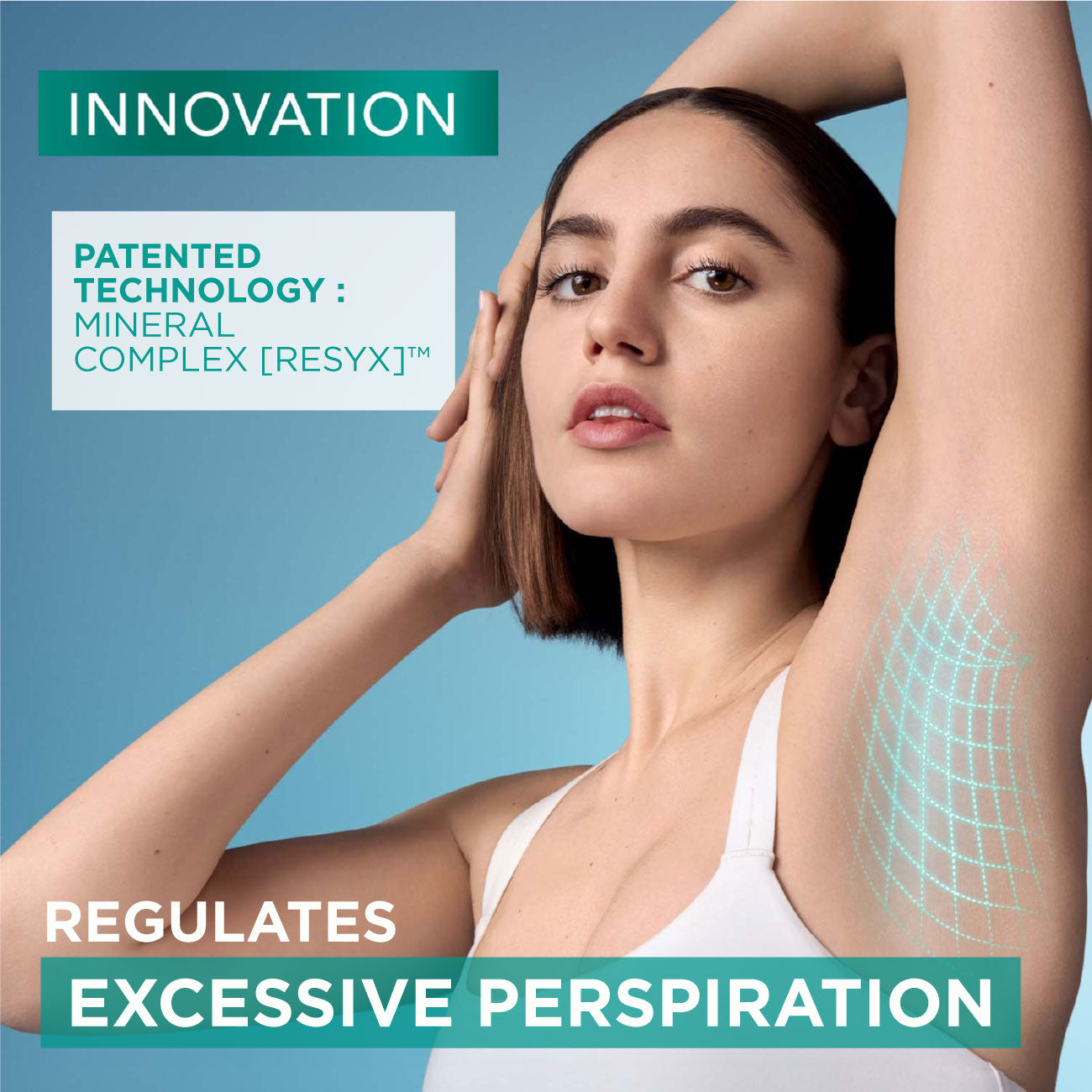 Narta - Resixyl - Roll On Deodorant for Sensitive Skin & Excessive Sweating - 48H Anti-Perspirant Protection - For Women - 50ml