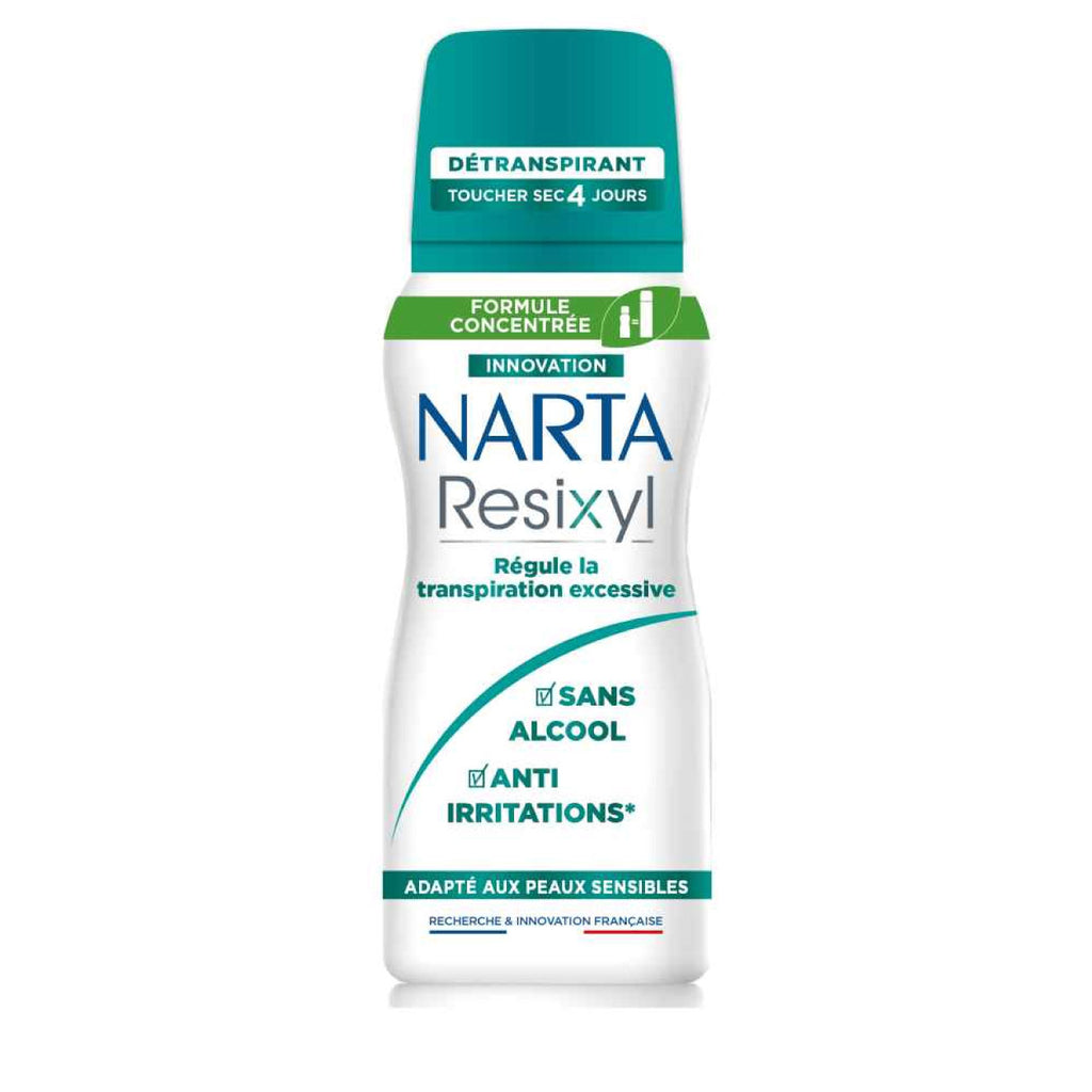 Narta - Resixyl - Spray Deodorant for Sensitive Skin & Excessive Sweating - 48H Anti-Perspirant Protection - For Women - 100ml