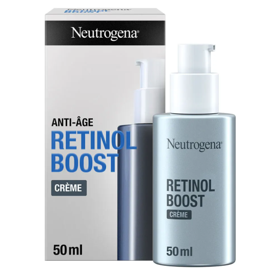 Neutrogena Retinol Boost Night Cream, Fights visible signs of ageing and reduces the appearance of wrinkles, dryness, and age spots, 50ml