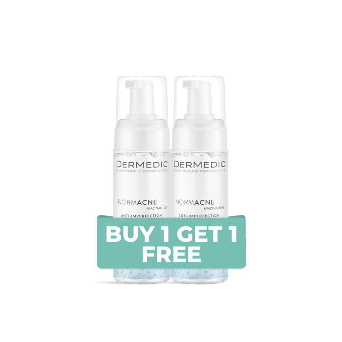 Buy 1 Get 1 Free Dermedic Normacne Anti-Imperfection Cleansing Foam