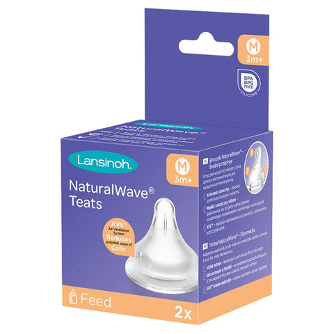LANSINOH TEAT SLOW FLOW X 2