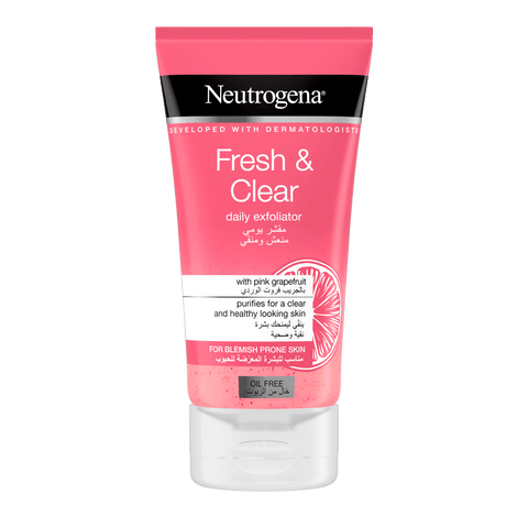 Neutrogena Fresh & Clear Grapefruit Daily Exfoliator 150ml