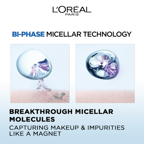 L'Oréal Paris 3-in-1 Deep Cleansing Micellar Water for long wear makeup remover 400ML