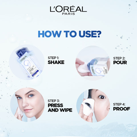 L'Oréal Paris 3-in-1 Deep Cleansing Micellar Water for long wear makeup remover 400ML