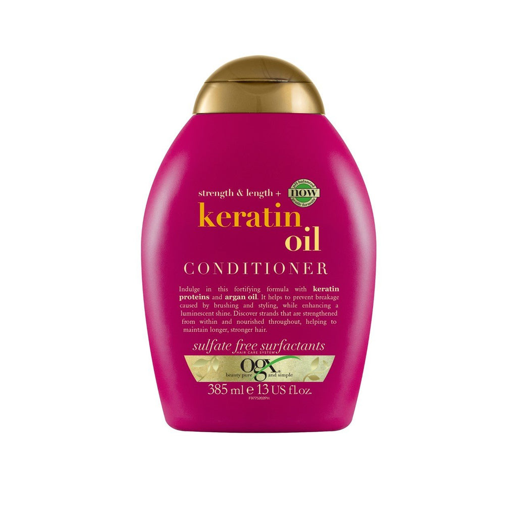 OGX Strength & Length Keratin Oil Conditioner 385ml