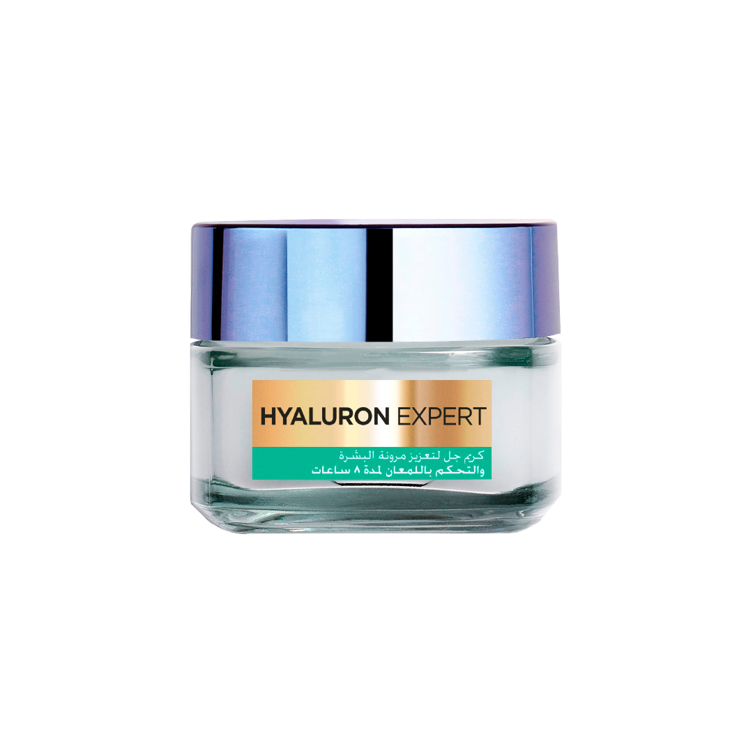 L'Oreal Paris Hyaluron Expert Moisturizer and Anti-Aging 8h Shine Control Replumping Gel -Cream