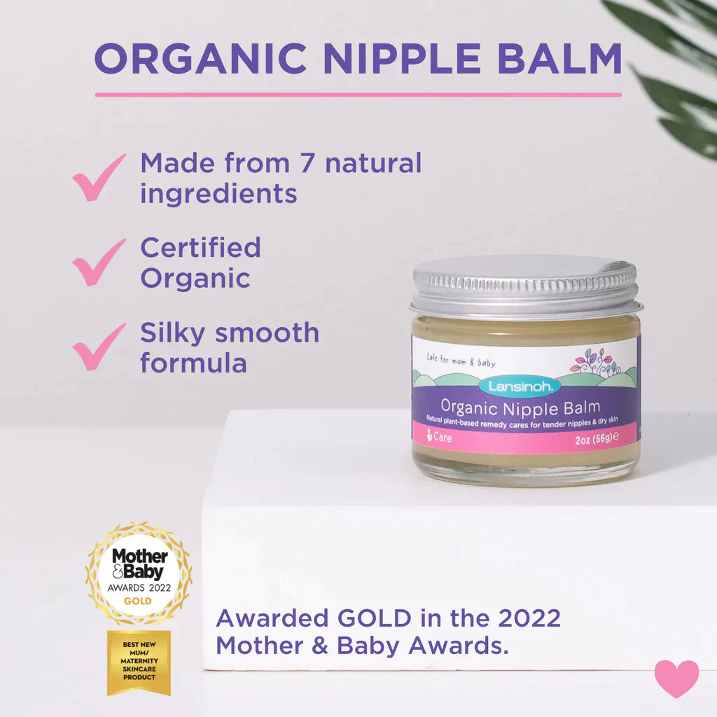 LANSINOH ORGANIC NIPPLE BALM 60ML