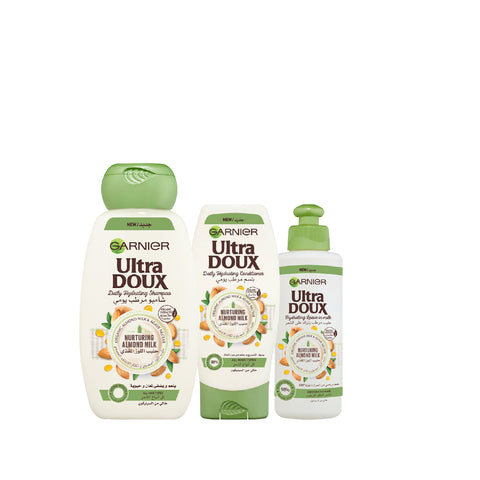 20% OFF Ultra Doux Almond Milk and Agave Nectar Shampoo + Ultra Doux Almond Milk and Agave Nectar Conditioner + Ultra Doux Almond Milk Leave In