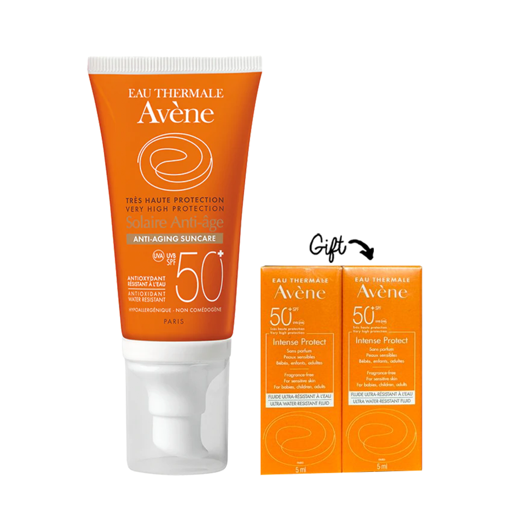 Anti-Aging Suncare SPF 50+ (50mL) + 2 Mini Sunscreen Intense Protect (Gift)