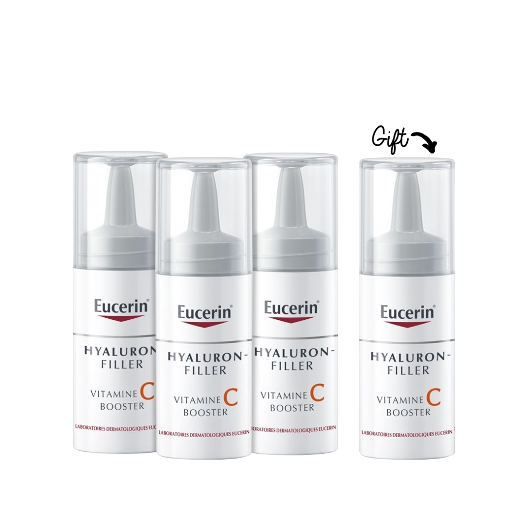 Buy 3x Hyaluron-Filler Vitamin C Booster 3 vials Get Hyaluron-Filler Vitamin C Booster 1 vial (Gift)