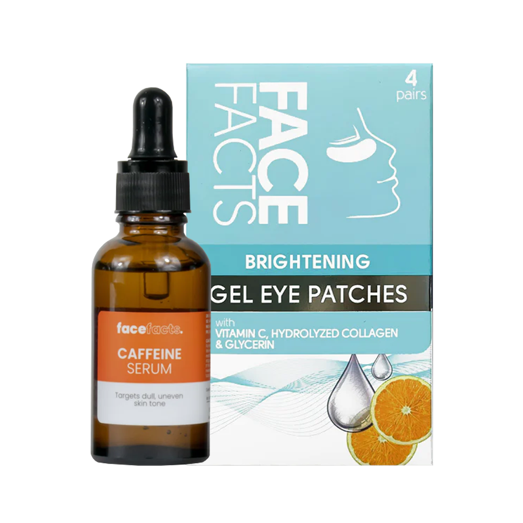 10% OFF Energising Caffeine Facial Serum + Brightening Gel Eye Patches