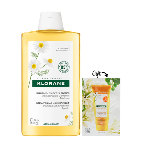 Chamomile Shampoo 400ml+ Shampoo With Chamomile Sublimating Sun Gel-cream Spf 30 With Organic Tamanu & Monoi Body & Face 7ml
