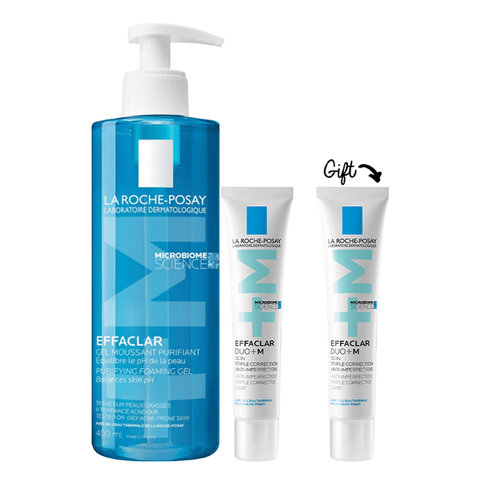 Buy Effaclar cleanser 400 ML + Effaclar Duo + M 40 ML GET Effaclar Duo + M 40 ML  GIFT